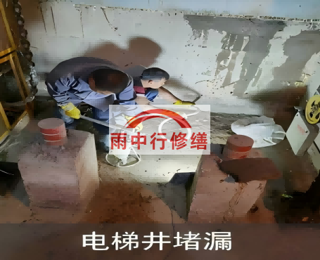 乌兰察布星雨华府电梯井堵漏案例